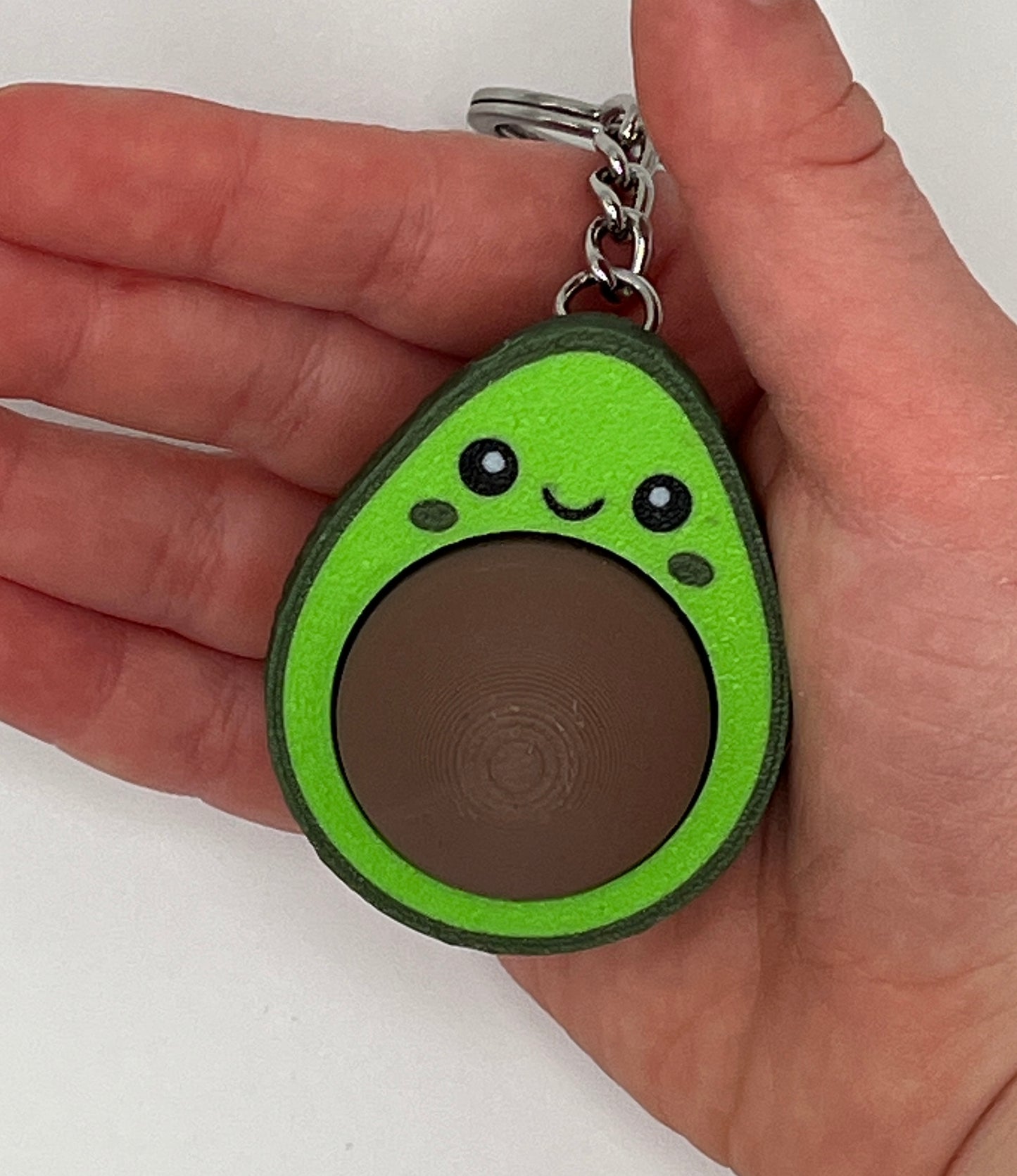 Avocado Clicker Keychain