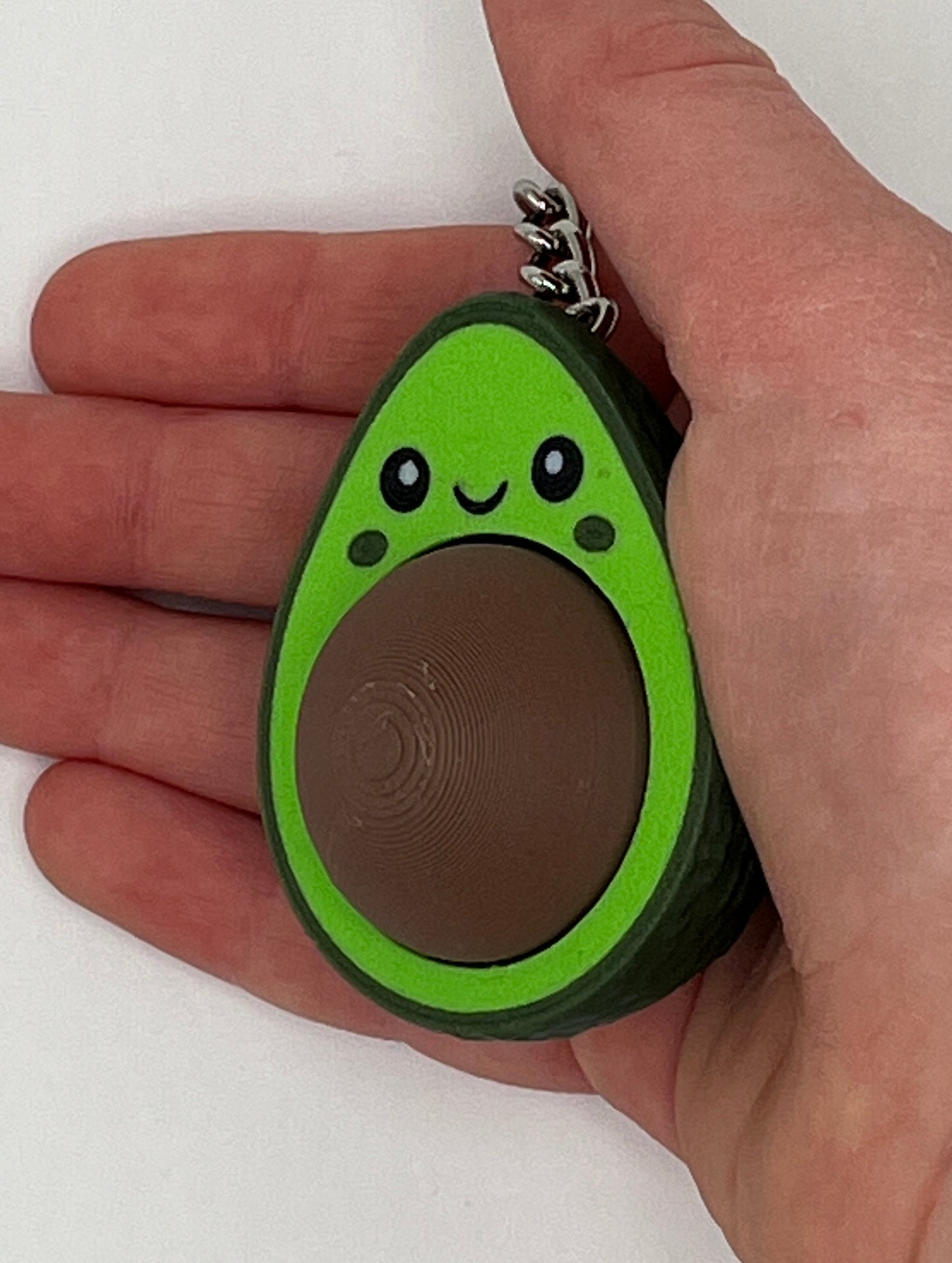 Avocado Clicker Keychain