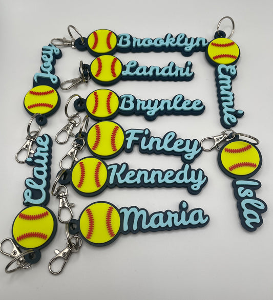 Bag Tags-Softball